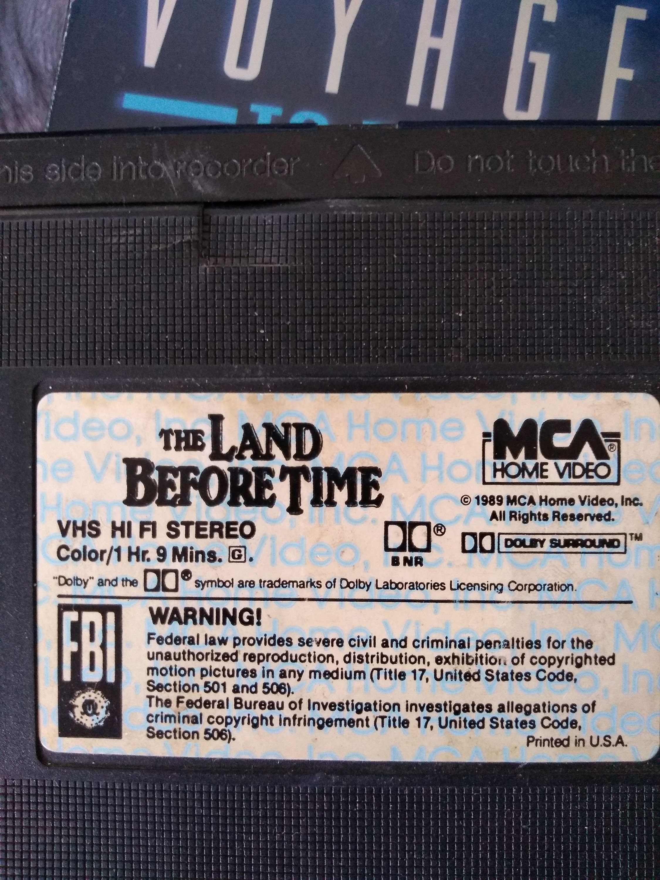 Land Before Time VHS Etsy Canada