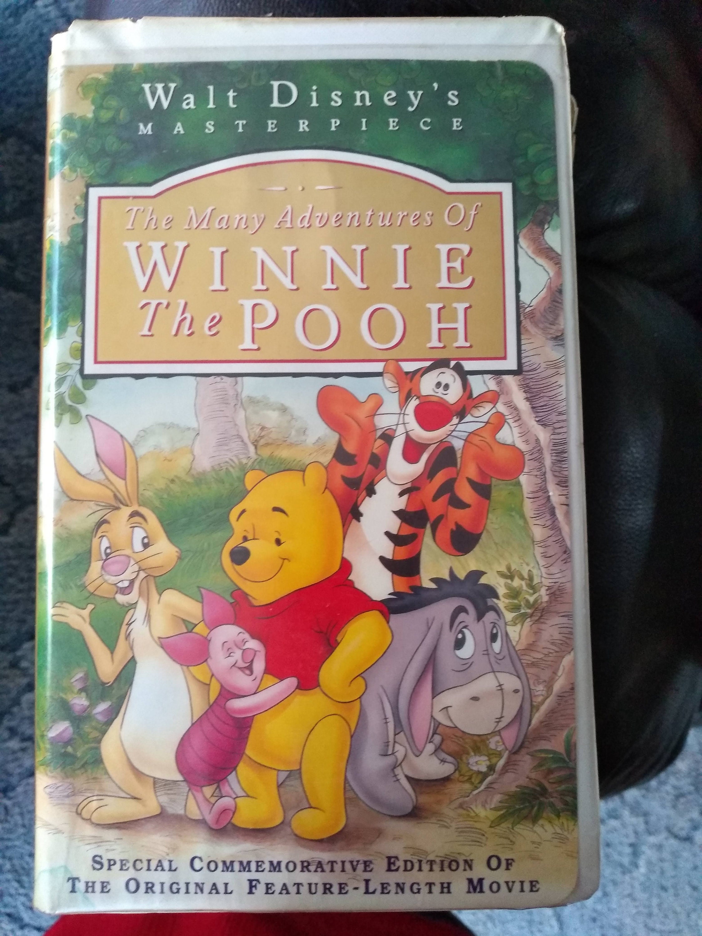 the many adventures of winnie the pooh 1996 vhs