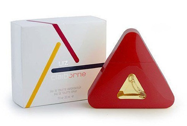 Vintage Liz Claiborne Red Triangle Spray Perfume 1.0 Fl Oz Etsy
