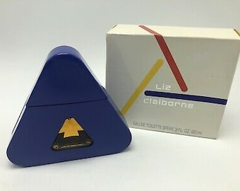 Liz Claiborne Blue Triangle Spray Perfume 3.4 Fl Oz /100ml Eau de Toilette NIB