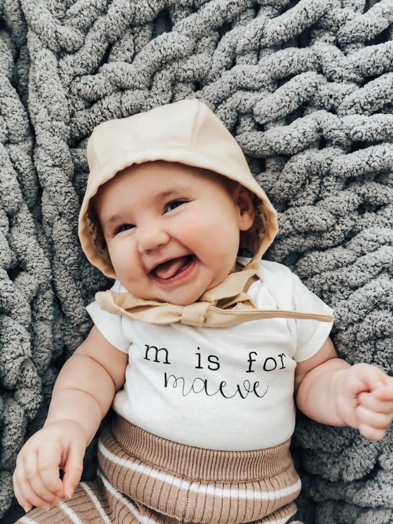 Personalized Name Outfit for Baby Girls Custom T Shirt for Etsy