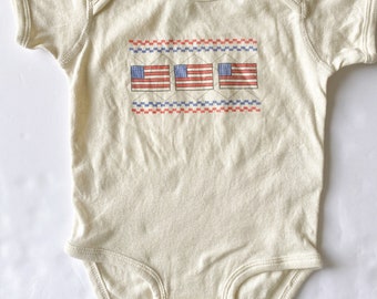 4th of July Summer Baby Bodysuit, America Shirt