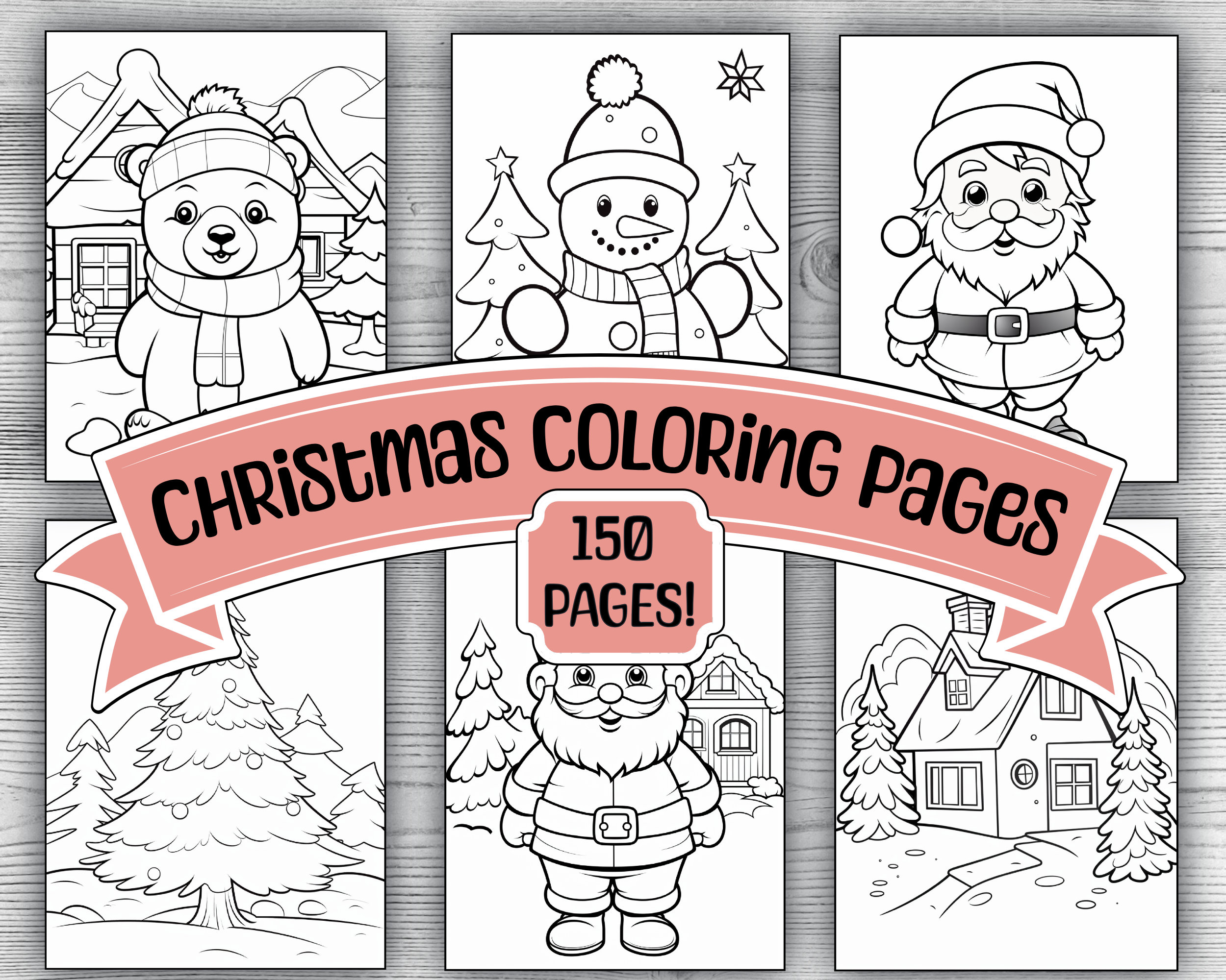 150 Christmas Coloring Pages Christmas Printables Christmas Games Christmas Activities