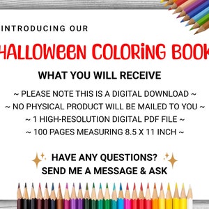 Halloween Printable Coloring Book Pages for Children and Adults Spooky Halloween Printable Coloring Book Pages for Children and Adults Spooky