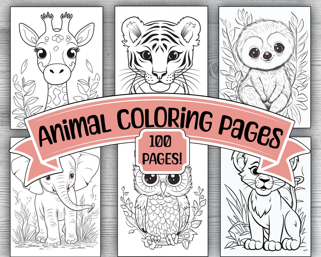Printable Animal Coloring Pages for Kids and Adults, PDF Coloring Pages