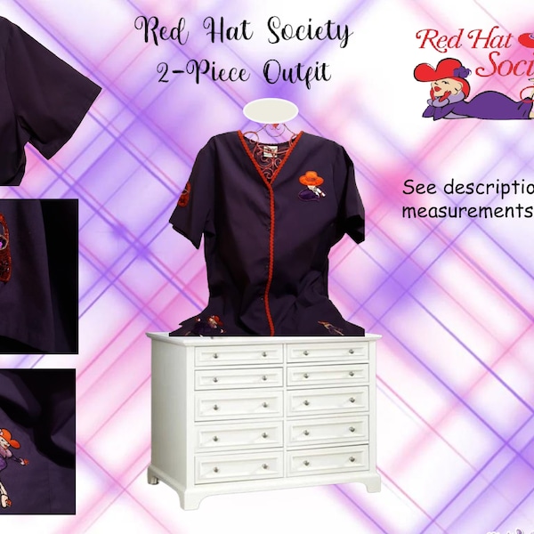 Red Hat Society 2-Piece Outfit