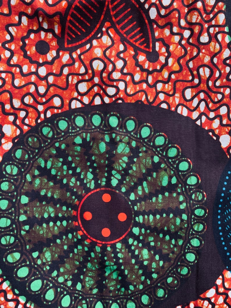 Veritable African Fabric Wax Prints Sourced from Tanzania! Beautiful Tanzanian Kitenge