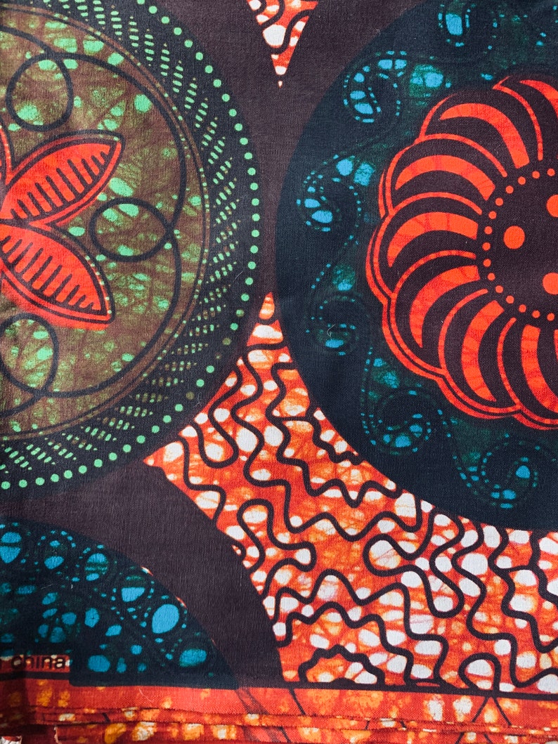 Veritable African Fabric Wax Prints Sourced from Tanzania! Beautiful Tanzanian Kitenge