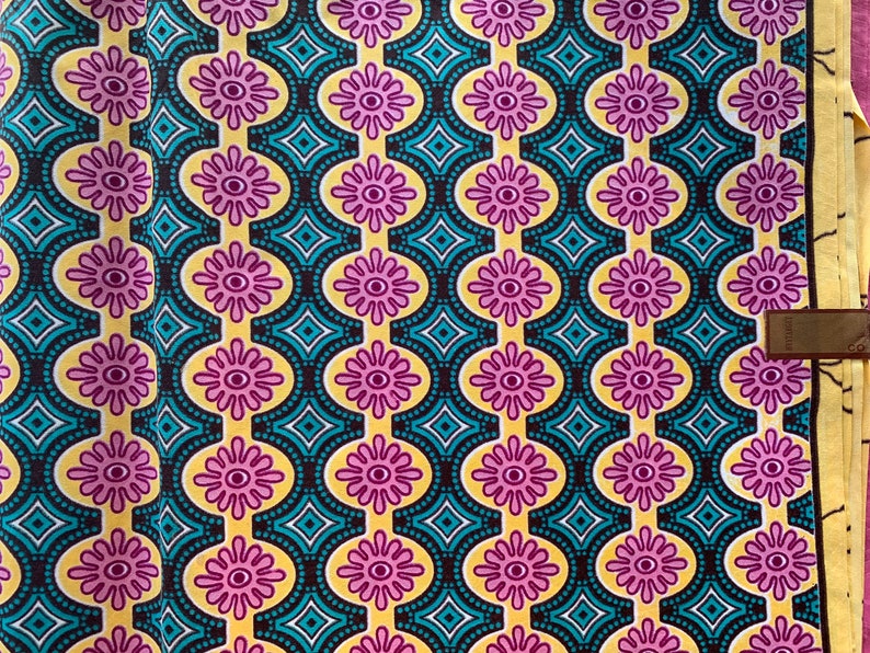 Veritable African Fabric Wax Prints Sourced from Tanzania! Beautiful Tanzanian Kitenge