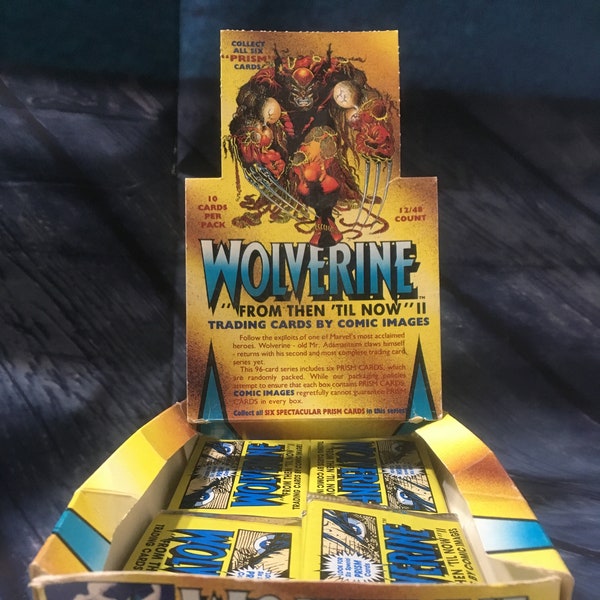 4-Vintage Wolverine From Then 'Til Now II Comic Images Trading Cards Individually Sealed Packs