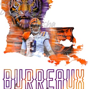 Joe Burreaux Louisiana Print PNG, JPEG