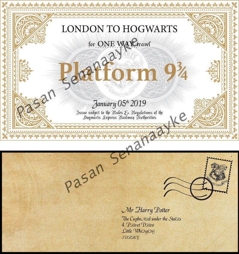 Personalized Hogwarts Letter