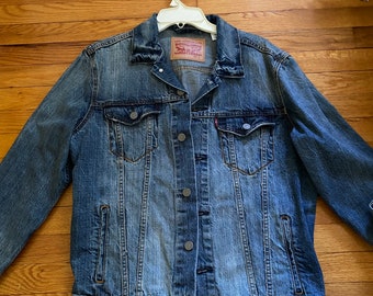 Giacca di jeans Levi’s da uomo, taglia L.