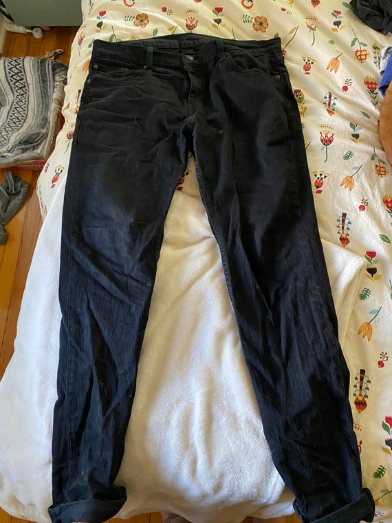 Levi's uomo 511 jeans nero taglia 33w 32l | Etsy Italia