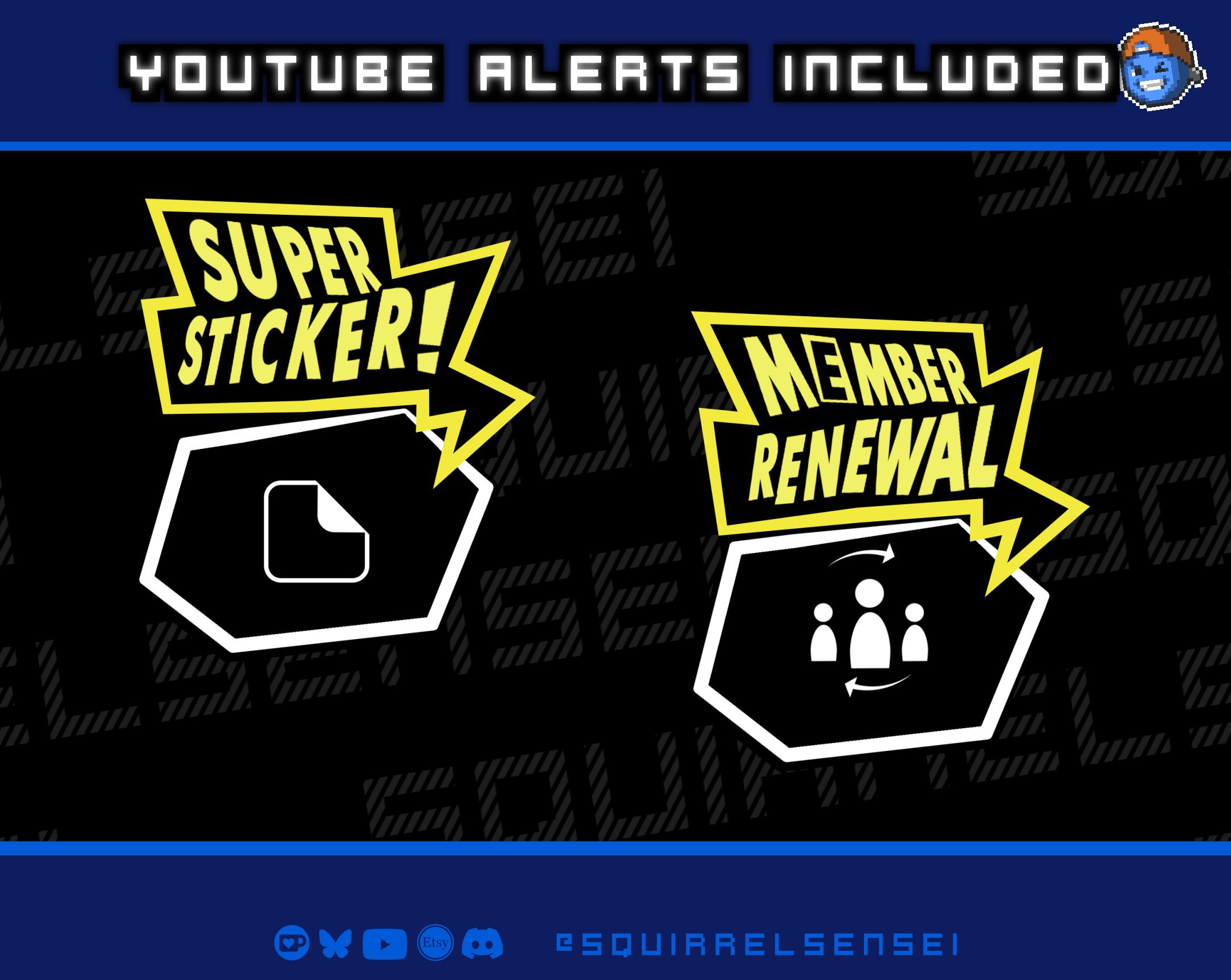 Persona 5 Animated Alerts for Streaming | Youtube Kick | 60 FPS MP4 ...