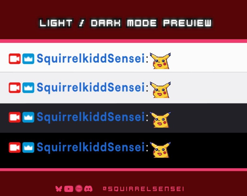 Pikachu Use Choke Surprised Pikachu Emote for Twitch Streaming and Discord/youtube ...