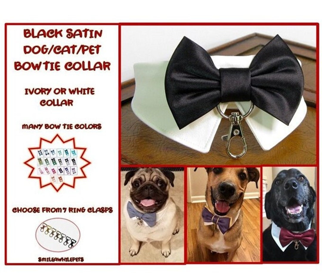 black-satin-dog-bow-tie-collar-more-bow-tie-colors-available-dog-ring