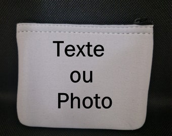 Porte monnaie personnalisé par sublimation