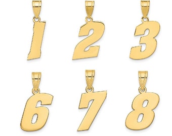 Number Necklace for Men - Etsy