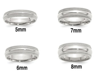 Size 9.5 Bonyak Jewelry 10k Yellow Gold 2mm Milgrain Band Size 9.5 Bonyak Jewelry 10k Yellow Gold 2mm Milgrain Band