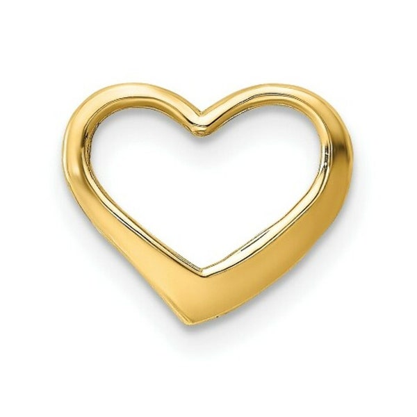 Gold Heart Necklace - Etsy