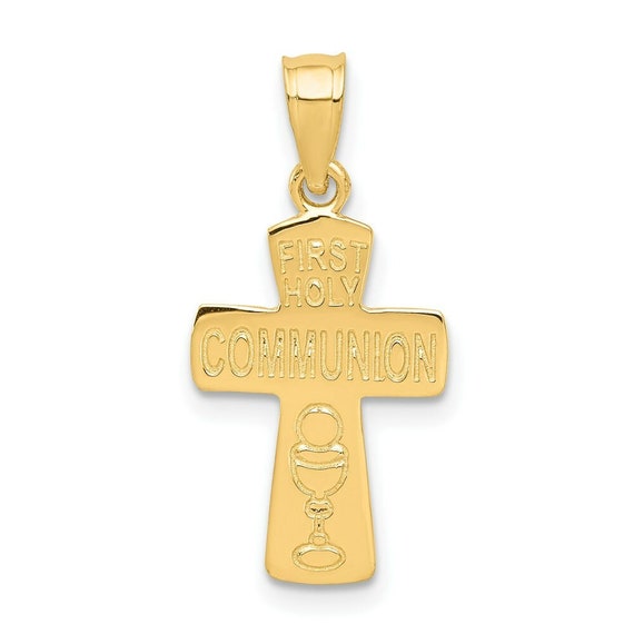 14K Yellow Gold First Holy Communion 
