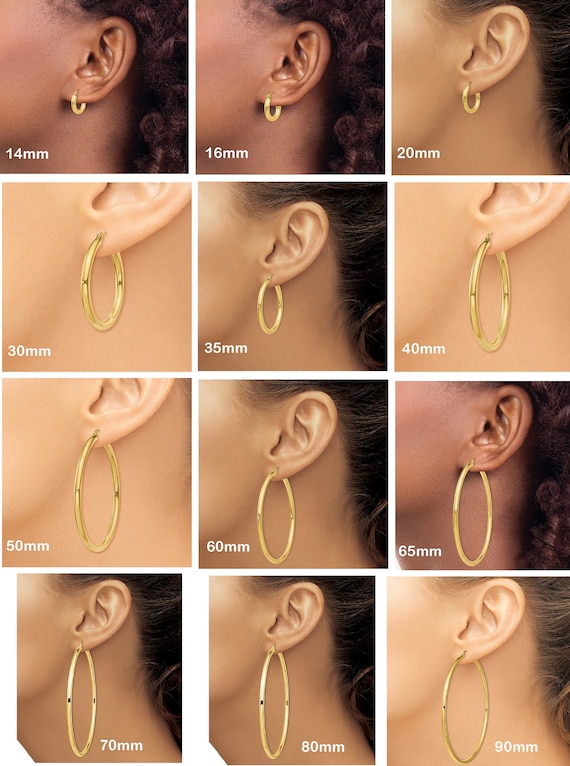 A standard size hoop earring is so classic, you know you'll be