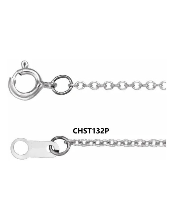 Double Accent 9mm Stainless Steel Chain Necklace Curb Chain Necklace  (Available Length 20,24,30)