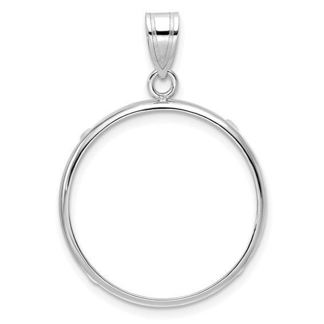 Coin Pendant Bezel Mountings for Gold or Silver Coins Plain - Etsy