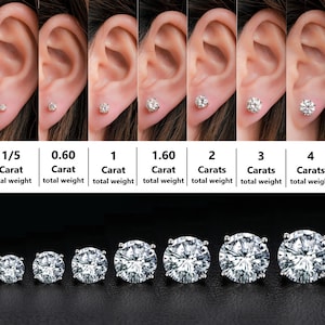 1 carat diamond earrings vs1 deals