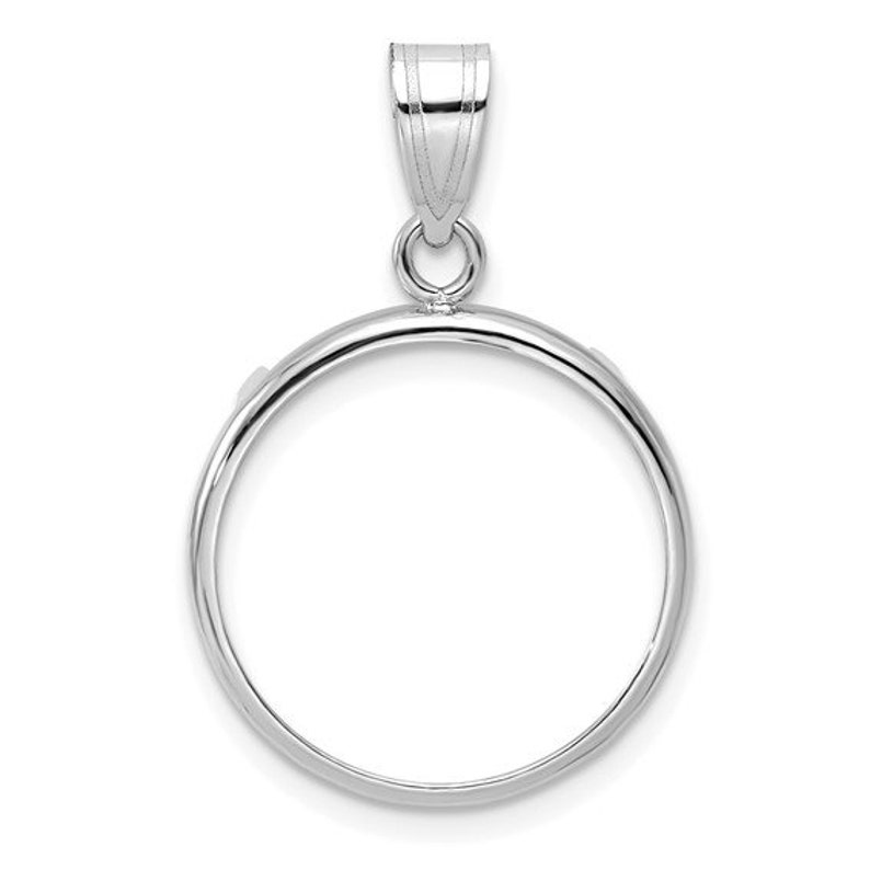 Coin Pendant Bezel Mountings for Gold or Silver Coins Plain - Etsy