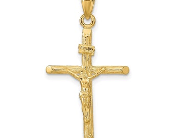24k Gold Crucifix - Etsy