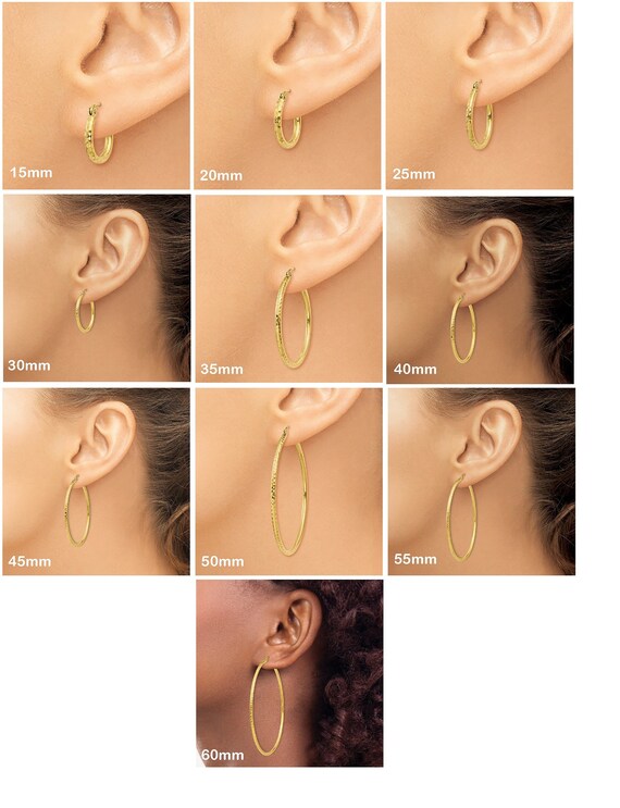 13MM Infinity Hoop Earrings