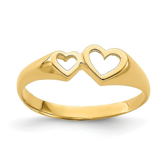 Couples New Fashion Simple Heart Shape Design Ring Set Men - Temu