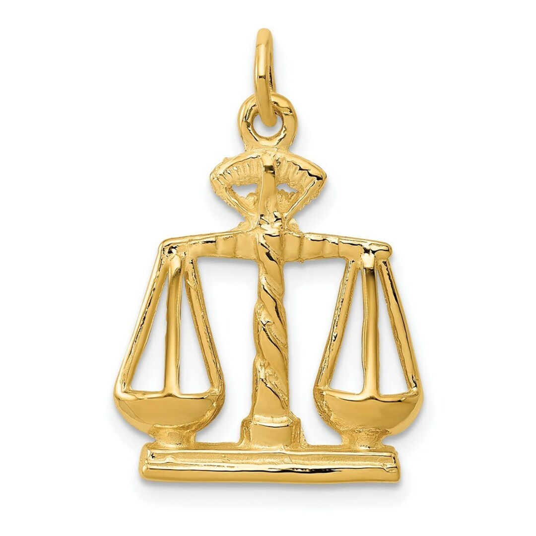 BULK 30 Scale of justice charms antique silver tone P139