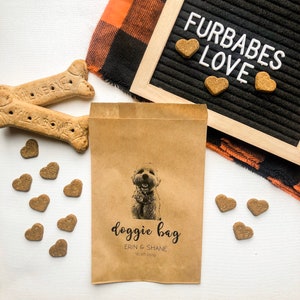 Wedding Favors Bags | Custom Pet Favor Bag | Doggie Bag