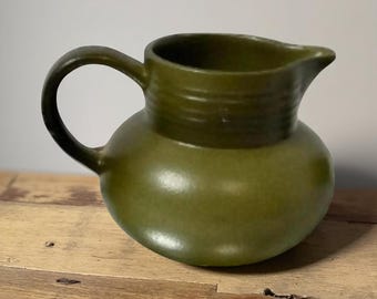 Myott England Studio 陶器 クリーマー アート セラミック フォレストグリーン 釉薬 幾何学模様 ミッドセンチュリー モダン 陶器 ホームデコレーション サービングウェア