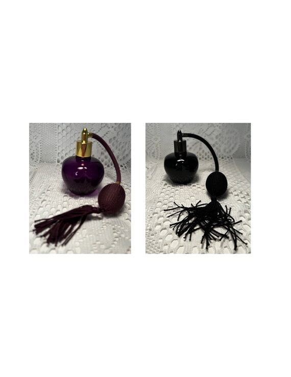 Black / Purple Perfume Atomizer Complete Home Dec… - image 1