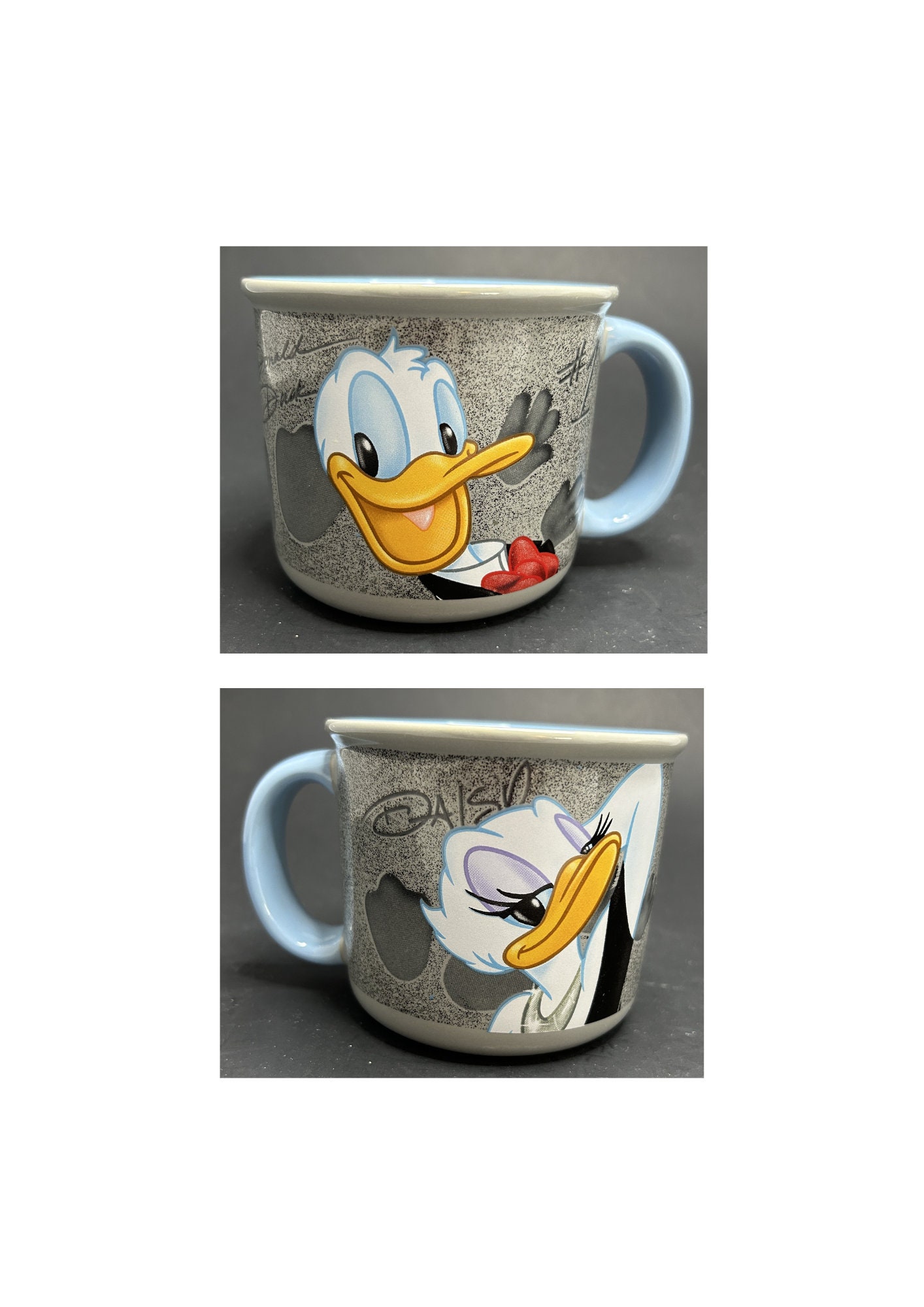 Donald Duck, Vintage Two-Tone Coffee Mug