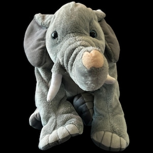 Love Earth BBC Sitting Elephant Stuffed Animal Soft Toy Cuddly Stuffed Toy Animal Plush Children's Gift Nursery Collectable No Tag