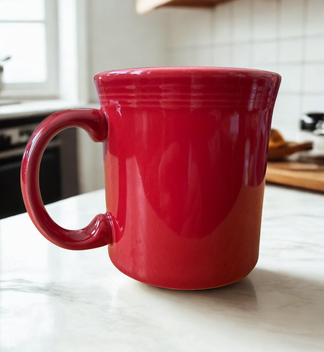 Fiesta (fiestaware) Scarlet Red Java Mug Retro Kitchen Decor Highly ...