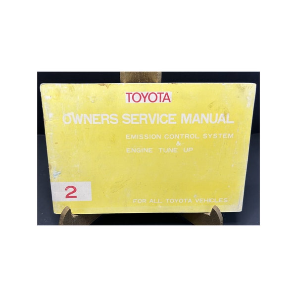 1972 Toyota Owners Service Manual Book Automotive Collector