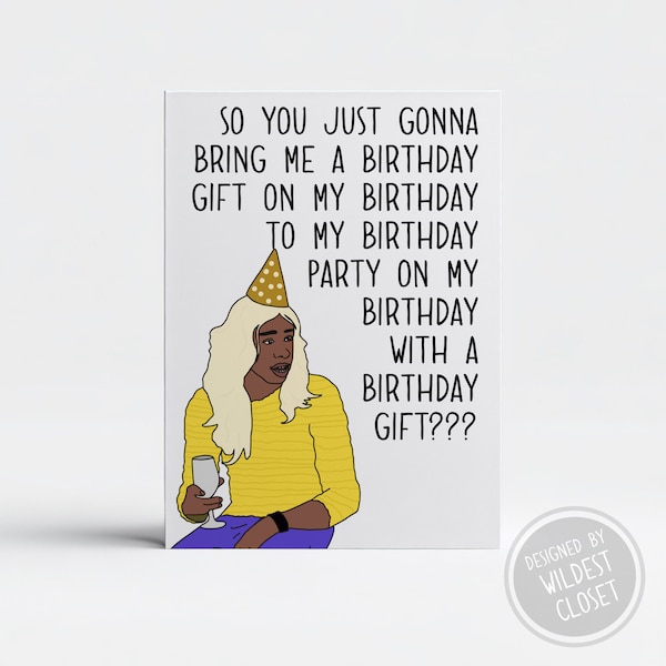 Funny Tyler The Creator Birthday Greeting Card - Happy Birthday