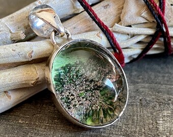 houseofgems Sterling Silver Natural Lodolite Small Teardrop Shaped Gemstone Pendant Necklace houseofgems Sterling Silver Natural Lodolite Small Teardrop Shaped Gemstone Pendant Necklace