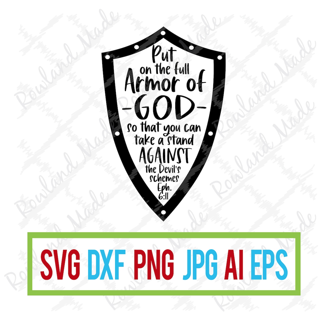The full armor of God SVG Father's Day SVG Bible | Etsy