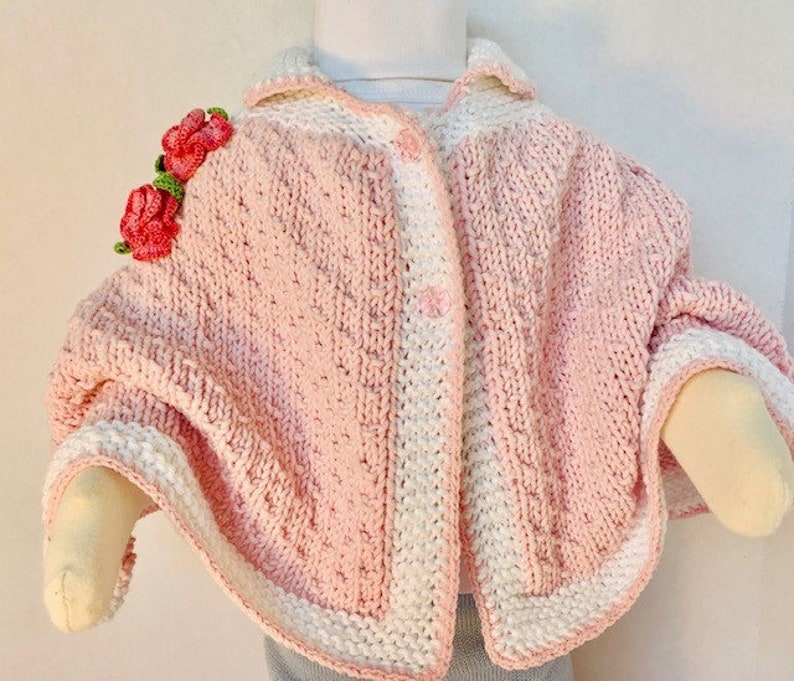 baby girl poncho sweater