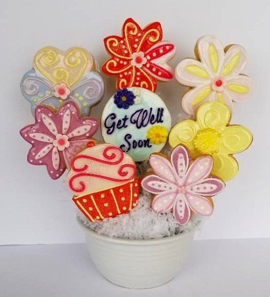 Dozen Gourmet Sugar Cookies Roses Etsy Canada