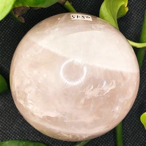 XL Rose Quartz Sphere Rose Quartz Spheres Flashy Rainbow rainbow flash rose Quartz rose Quartz sphere large rose Quartz sphere crystal