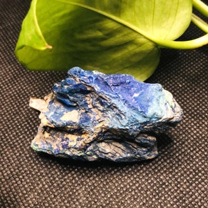 Small Raw Azurite Chunk raw crystal chunk flashy crystal chunk sparkling crystal raw azurite blue azurite blue crystal navy blue crystal