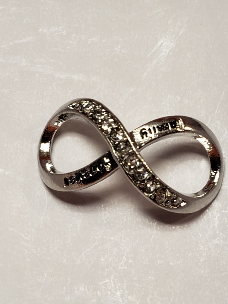 Silver Family Forever Clear Crystal Infinity European Charm